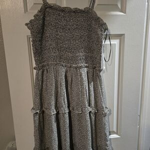 Jessica Simpson Black and White Mini Dress